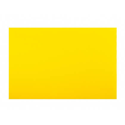 Доска разделочная 500х350х18 мм жёлтая полипропилен [014535] - интернет-магазин КленМаркет.ру
