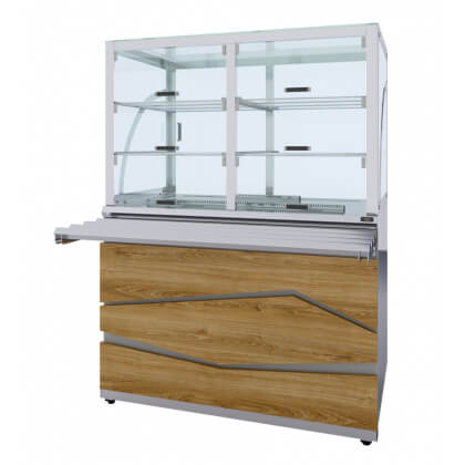 Прилавок холодильный Luxstahl ПХК (С)-1200 Premium - интернет-магазин КленМаркет.ру