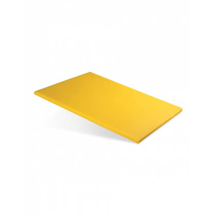 Доска разделочная 500х350х18 мм желтый пластик - интернет-магазин КленМаркет.ру