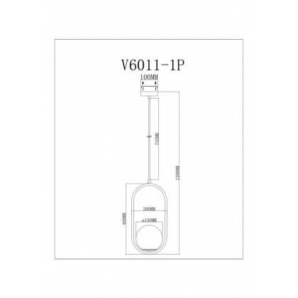 Подвесной светильник Moderli V6011-1P Klaster - интернет-магазин КленМаркет.ру